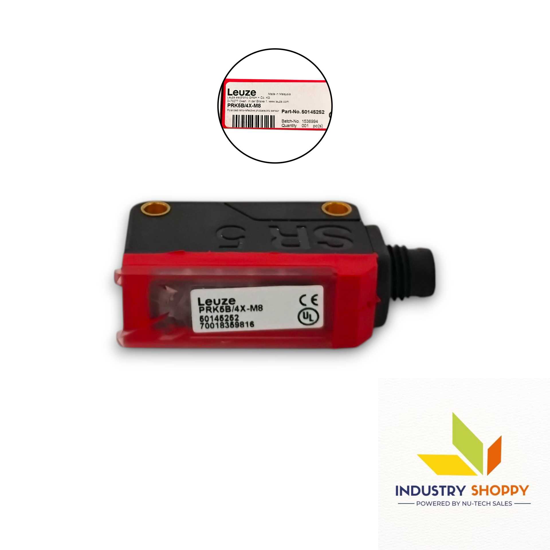 Leuze PRK5B/4X-M8 Photoelectric Sensor Leuze PRK5B/4X-M8 Photoelectric Sensor